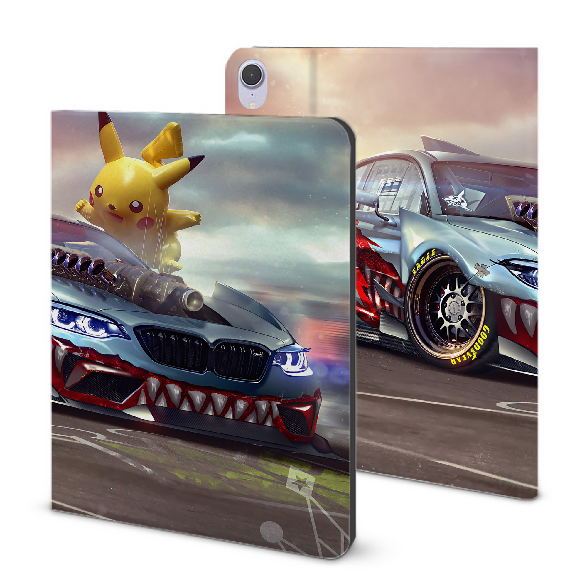 （画像用） ポケットモンスター Pokémon IPad ケース ブック型 PUレザー TPU 耐衝撃 軽量 薄型 ペン収納なし 全面保護 IPad 各モデル対応